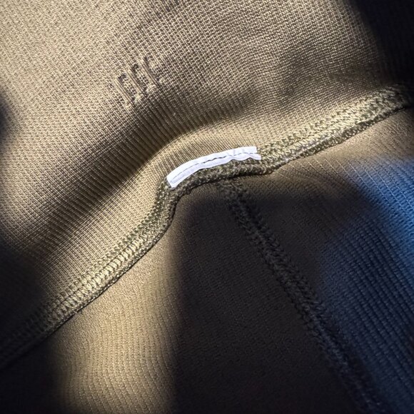 Aurora Seamless Tight Ribbed Leggings Acacia Olive Green - Picture 5 of 5